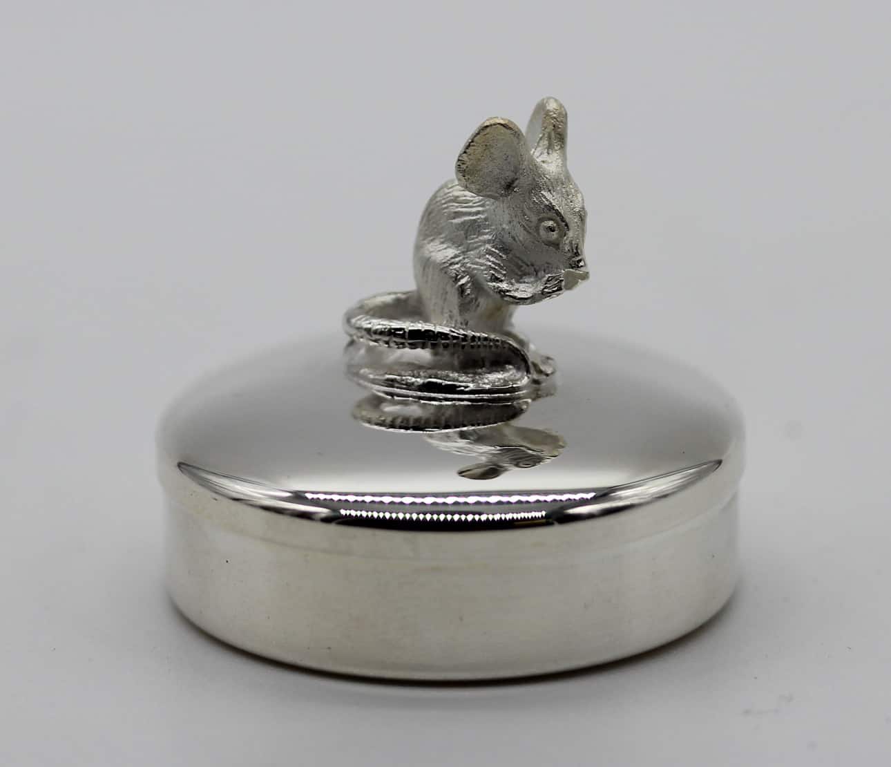 Boîte à dent souris gravée avec le prénom de l'enfant