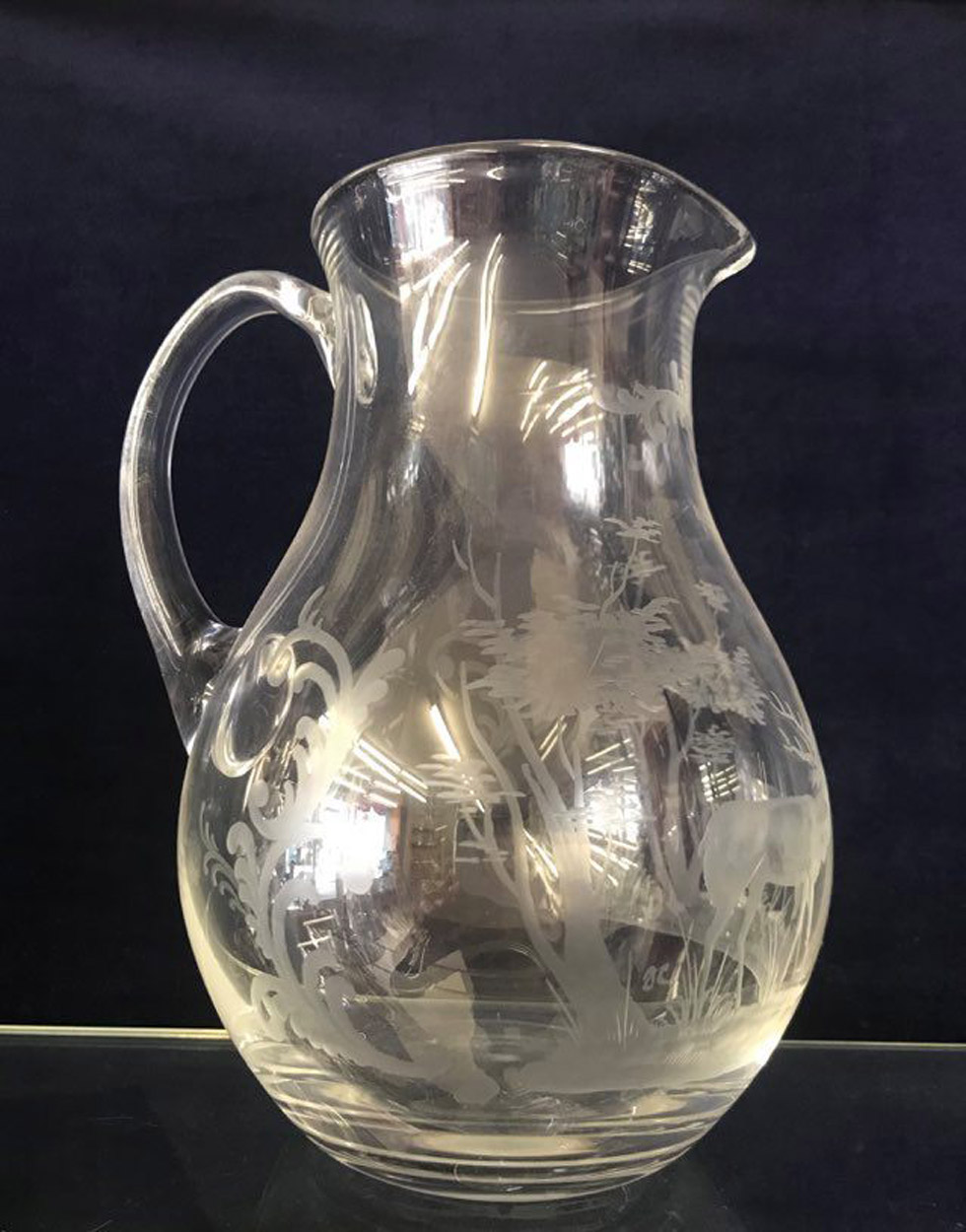 Carafe à eau en cristal