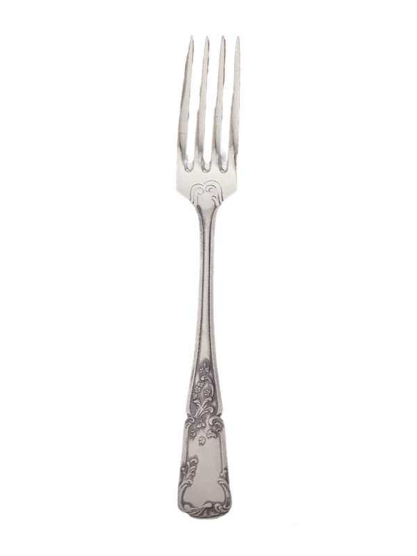 Fourchette style Fleury en métal argenté