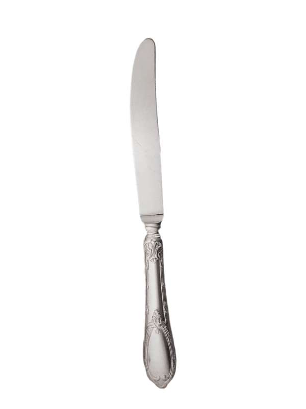 Couteau style Filet Rubans en métal argenté