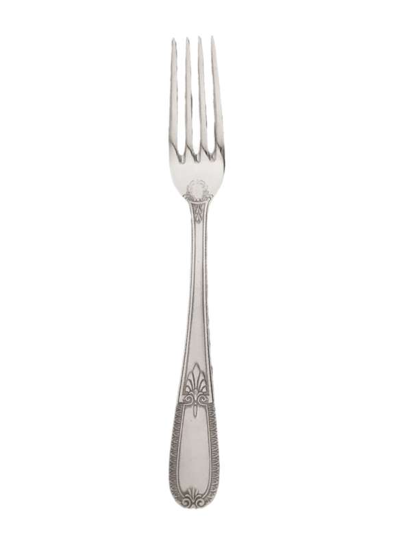 Fourchette style Aiglon en métal argenté